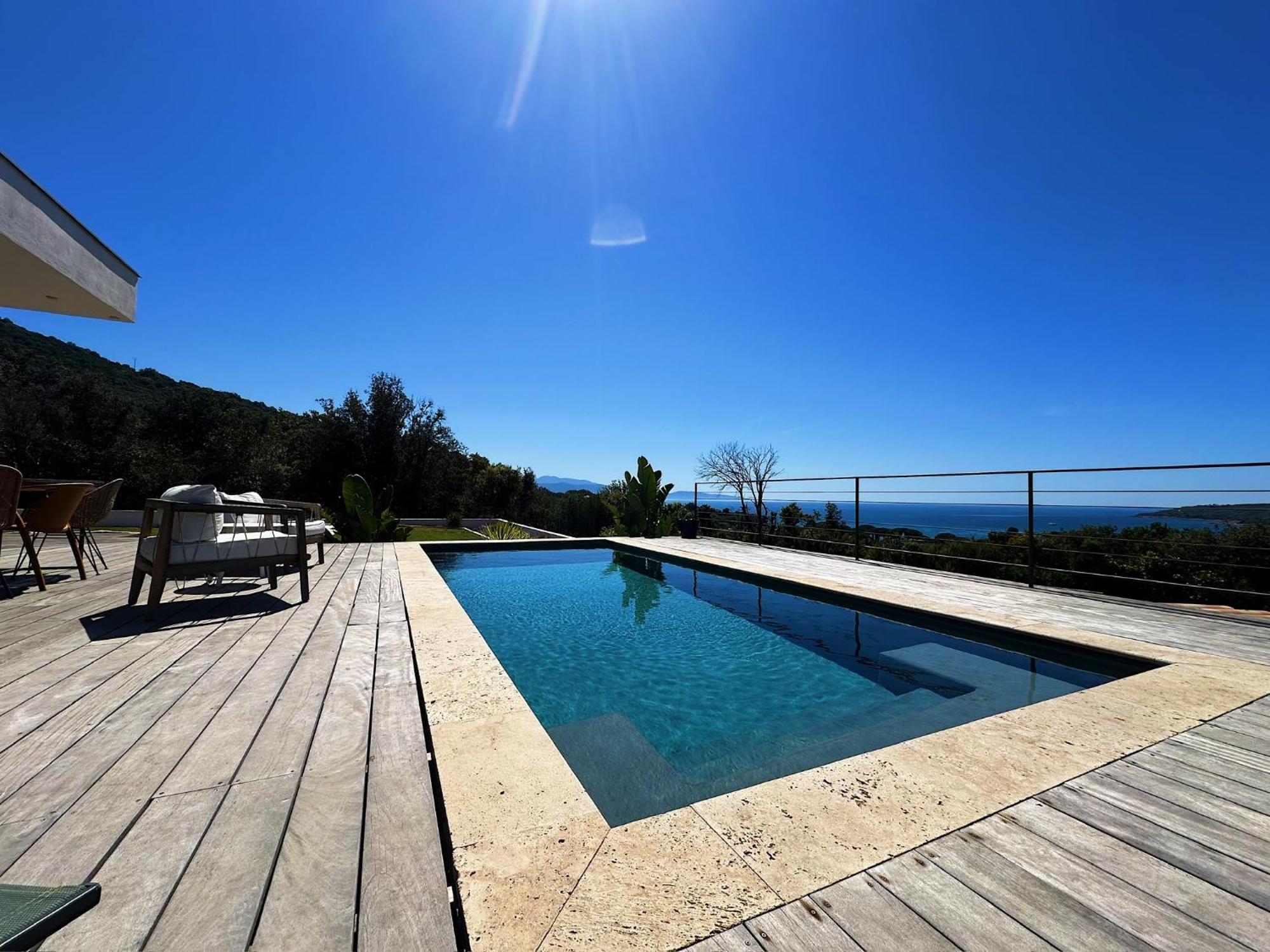 Villas De Standing Avec Magnifique Vue Mer Et Piscines Privees, Sagone Сагон Екстериор снимка