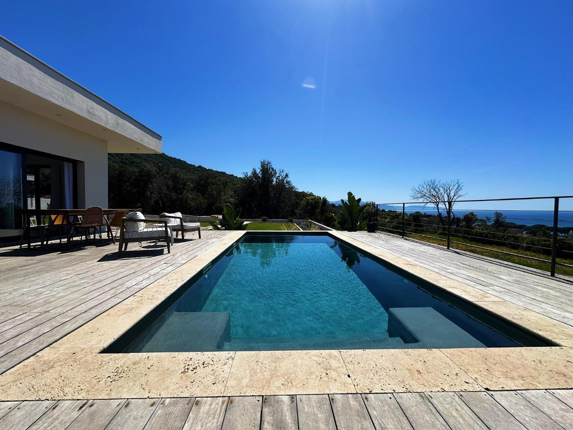 Villas De Standing Avec Magnifique Vue Mer Et Piscines Privees, Sagone Сагон Екстериор снимка