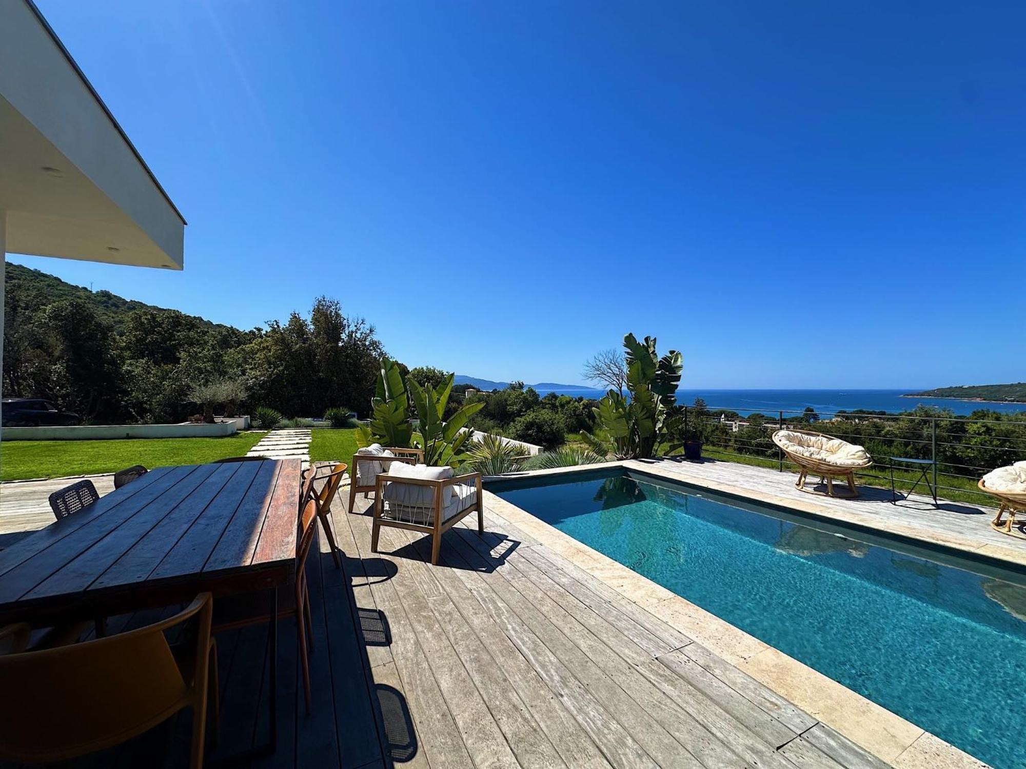 Villas De Standing Avec Magnifique Vue Mer Et Piscines Privees, Sagone Сагон Екстериор снимка